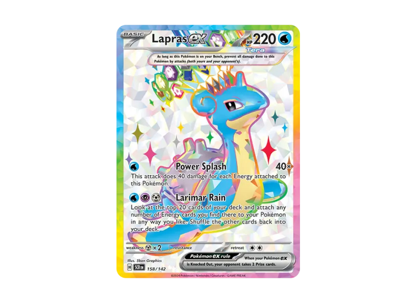 Lapras ex UR [SCR 158/142] [EN] (Scarlet & Violet "Stellar Crown")