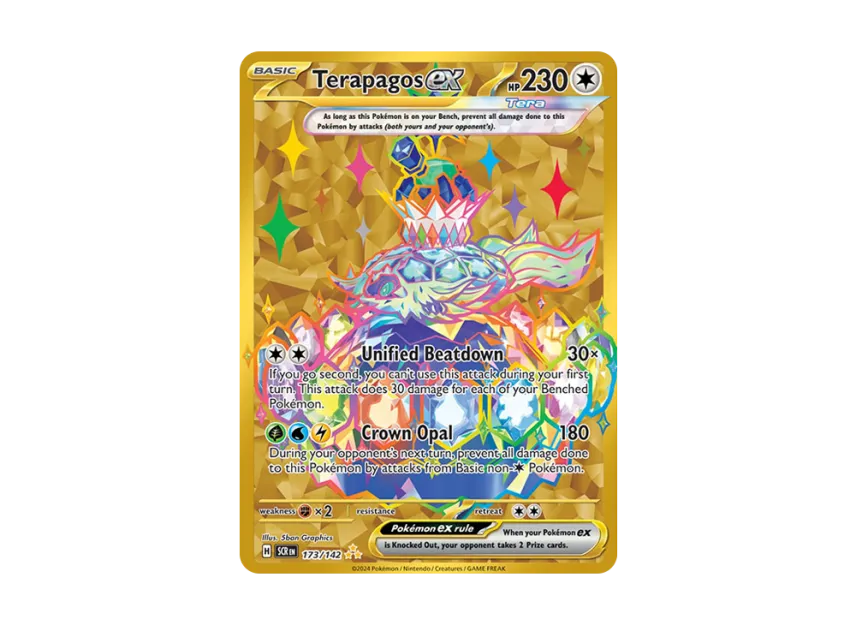 Terapagos ex HR [SCR 173/142] [EN] (Scarlet & Violet "Stellar Crown")
