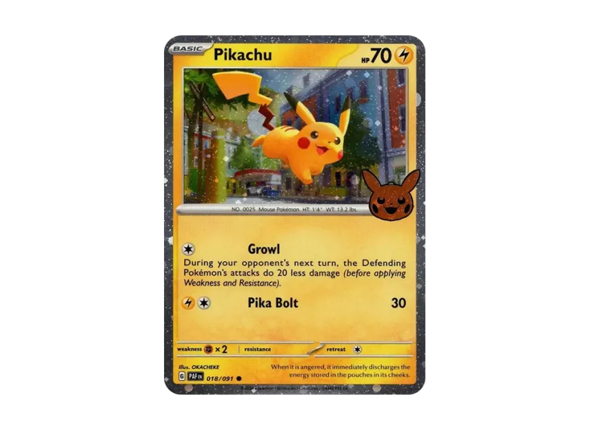 Pikachu C [PAF 018/091] [EN] (Scarlet & Violet "TRICK OR TRADE 2024")