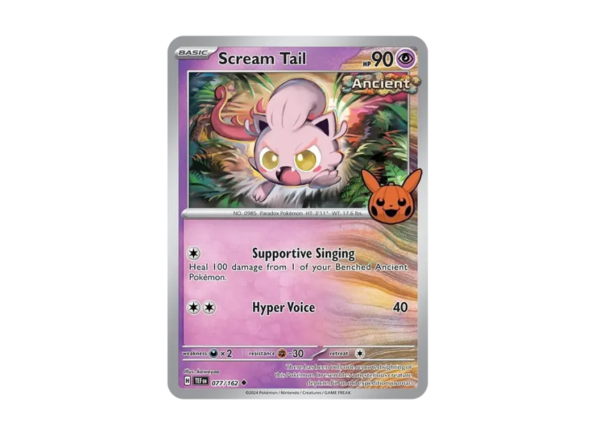 Scream Tail U [TEF 077/162] [EN] (Scarlet & Violet "TRICK OR TRADE 2024")