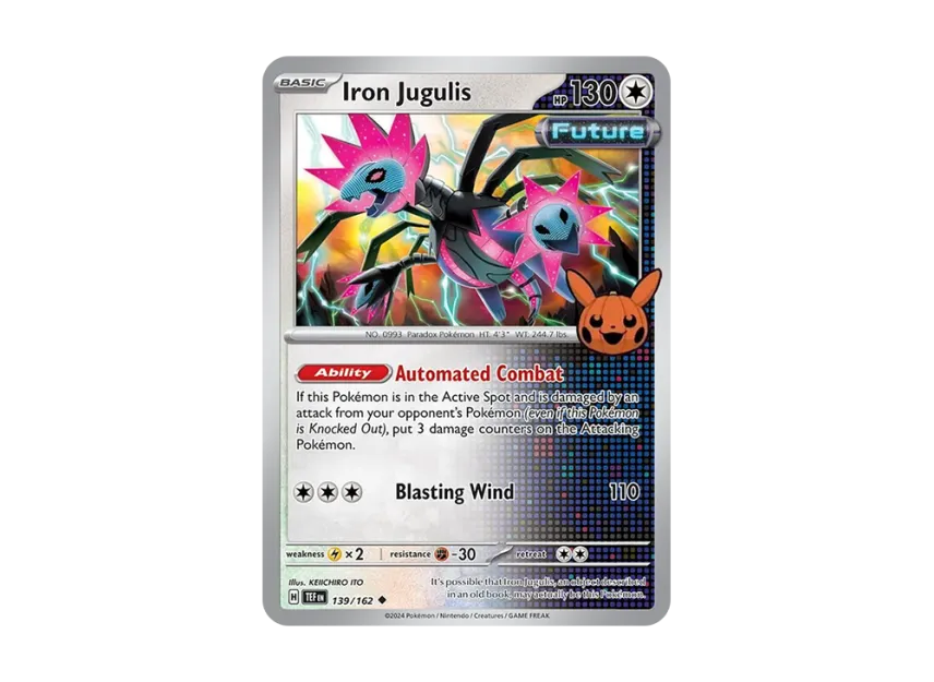 Iron Jugulis U [TEF 139/162] [EN] (Scarlet & Violet "TRICK OR TRADE 2024")