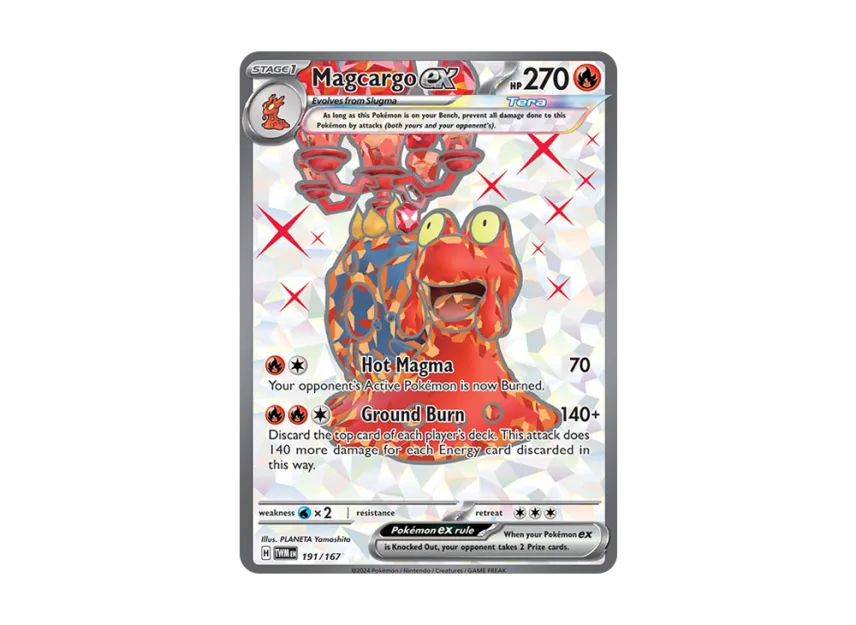 Magcargo ex UR [TWM 191/167] [EN] (Scarlet & Violet "Twilight Masquerade")