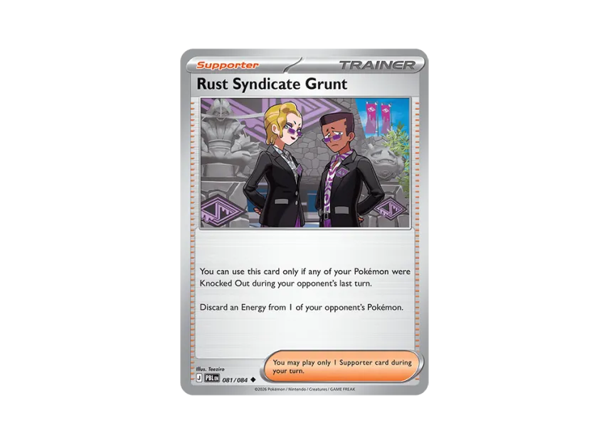 Rust Syndicate Grunt U [PBL 081/084] [EN] (Mega Evolution "Pitch Black Booster Display Box")