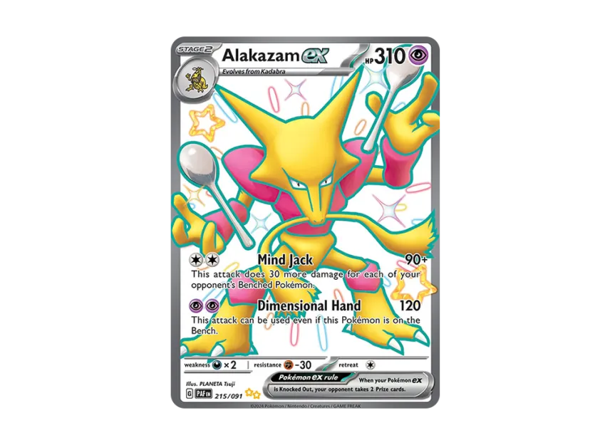 Alakazam ex SUR [PAF 215/091] [EN] (Scarlet & Violet "Paldean Fates")