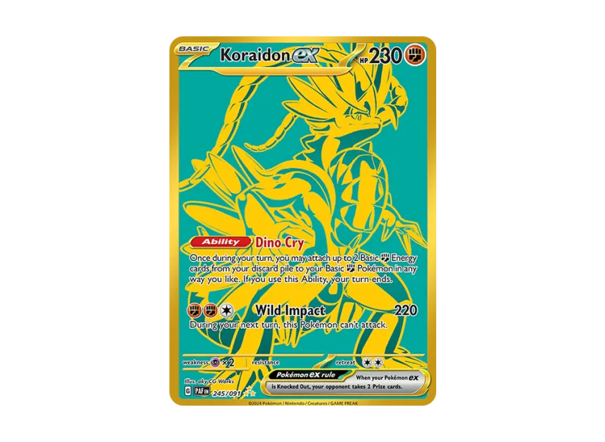 Koraidon ex HR [PAF 245/091] [EN] (Scarlet & Violet "Paldean Fates")