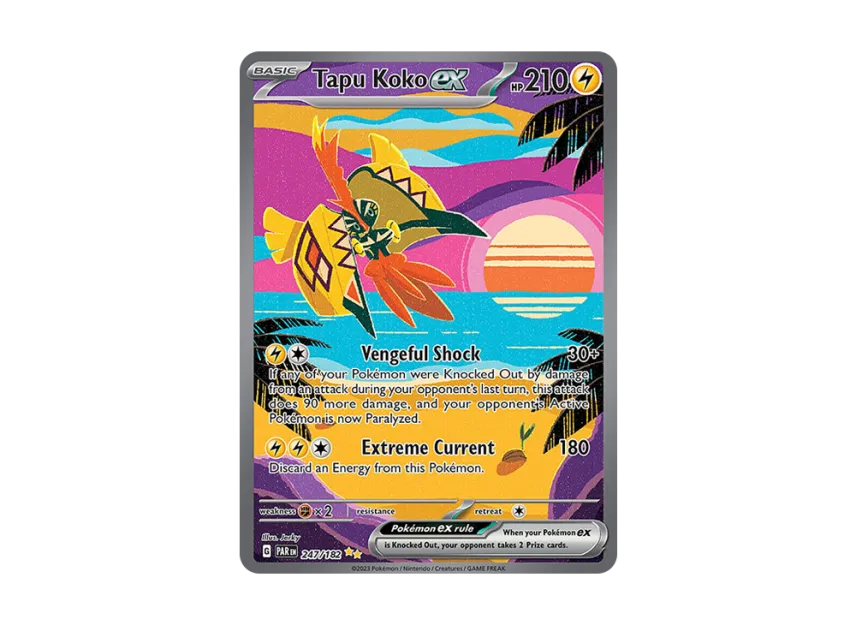 Tapu Koko ex SIR [PAR 247/182] [EN] (Scarlet & Violet "Paradox Rift")