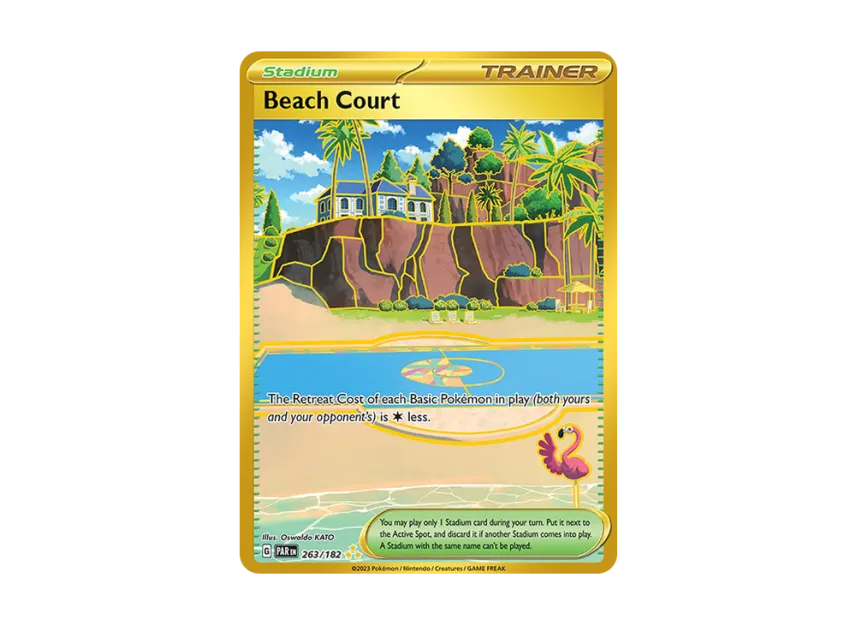 Beach Court HR [PAR 263/182] [EN] (Scarlet & Violet "Paradox Rift")