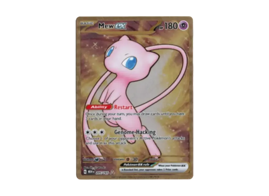 Mew ex HR [MEW 205/165] [EN] (Scarlet & Violet "151 Ultra-Premium Collection Metal Card")