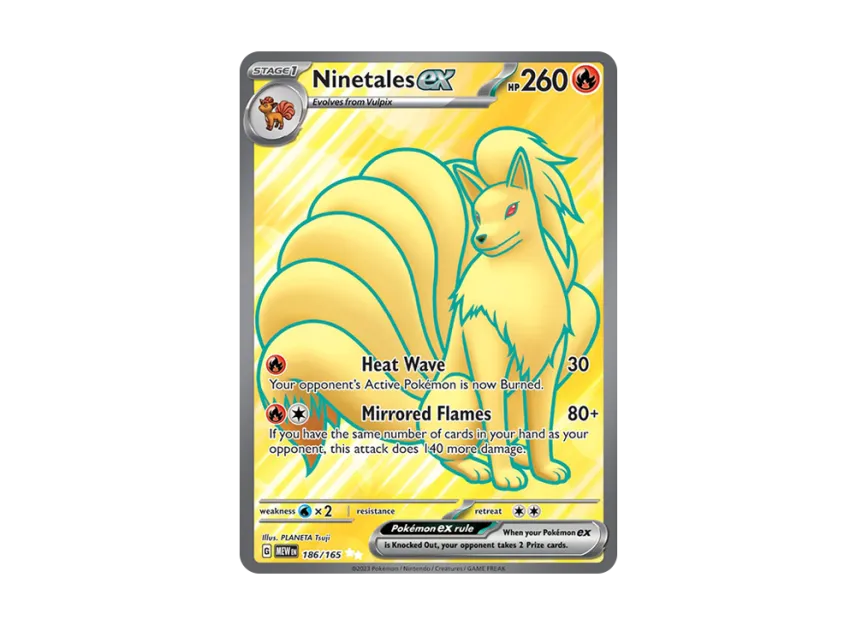 Ninetales ex UR [MEW 186/165] [EN] (Scarlet & Violet "151")