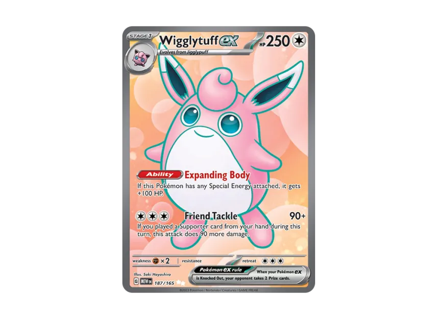 Wigglytuff ex UR [MEW 187/165] [EN] (Scarlet & Violet "151")
