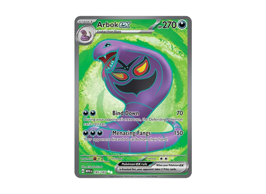 Arbok ex UR [MEW 185/165] [EN] (Scarlet & Violet "151")