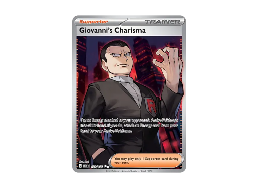 Giovanni's Charisma UR [MEW 197/165] [EN] (Scarlet & Violet "151")