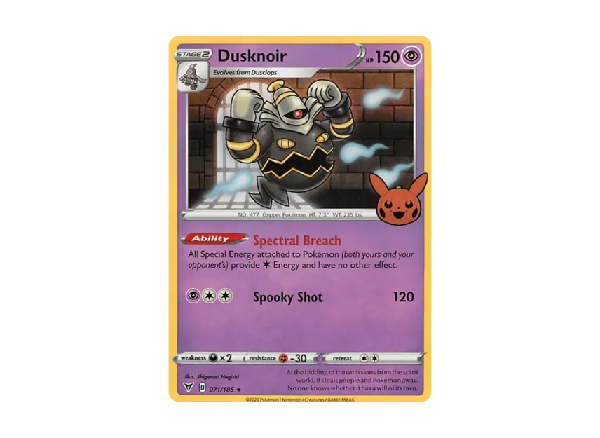 Dusknoir R [185-TRICK-OR-TRADE-2023 071/185] (Scarlet & Violet "TRICK OR TRADE 2023")