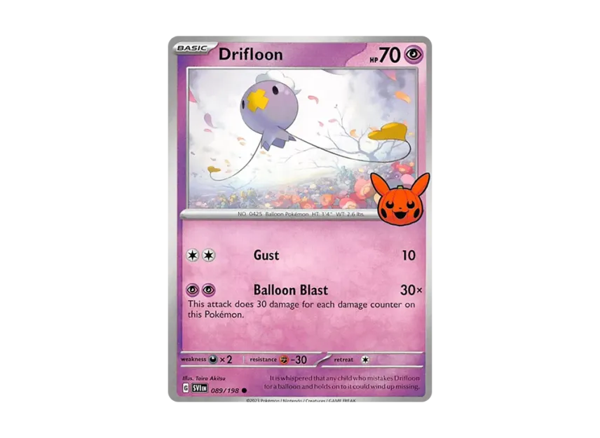 Drifloon C [SVI 089/198] [EN] (Scarlet & Violet "TRICK OR TRADE 2023")