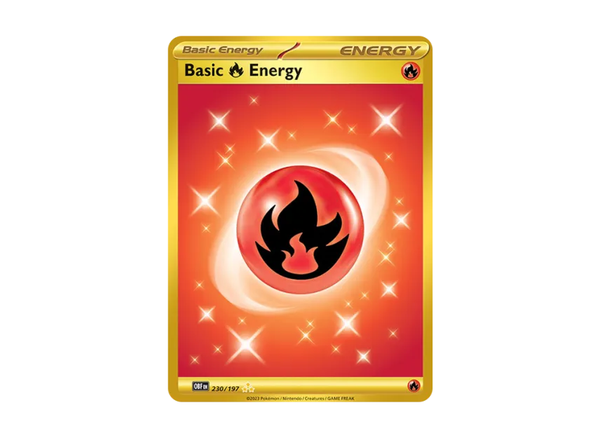 Basic Fire Energy HR [OBF 230/197] [EN] (Scarlet & Violet "Obsidian Flames")