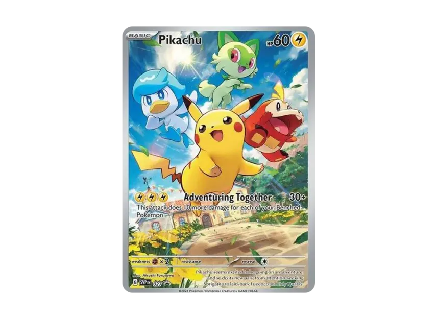 Pikachu P [SVP 027] [EN] (Scarlet & Violet "Paldea Evolved Elite Trainer Box")