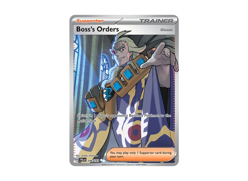 Boss's Orders Ghetsis UR [PAL 248/193] [EN] (Scarlet & Violet "Paldea Evolved")