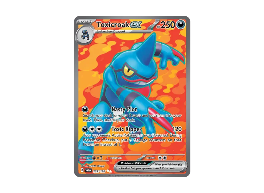 Toxicroak ex UR [SVI 232/198] [EN] (Scarlet & Violet)