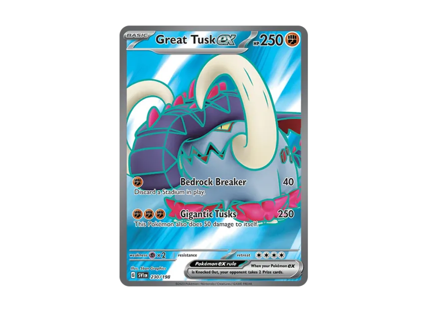 Great Tusk ex UR [SVI 230/198] [EN] (Scarlet & Violet)