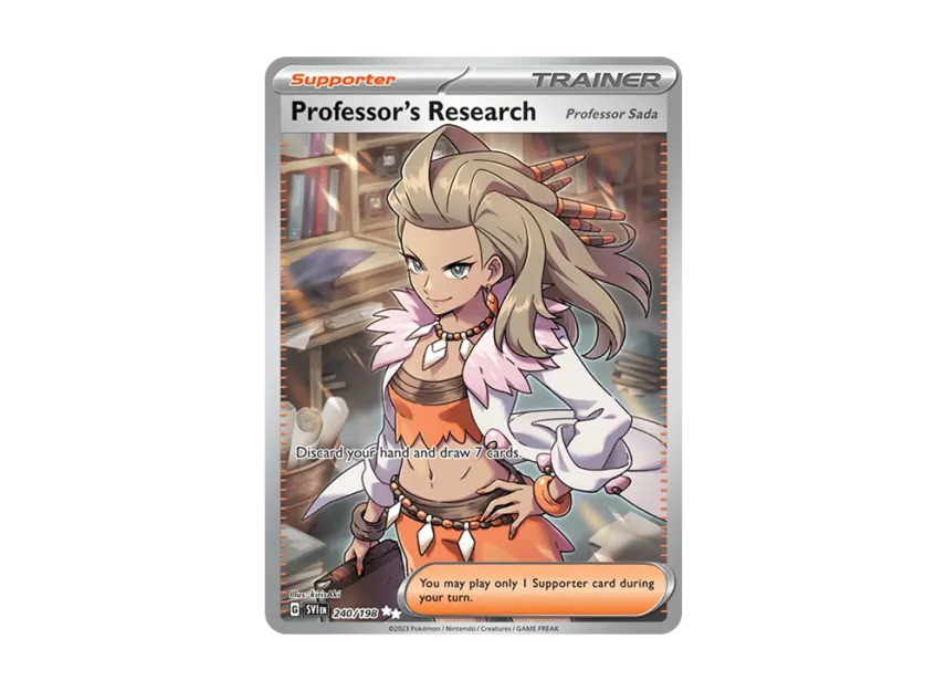 Professor's Research (Professor Sada) UR [SVI 240/198] [EN] (Scarlet & Violet)