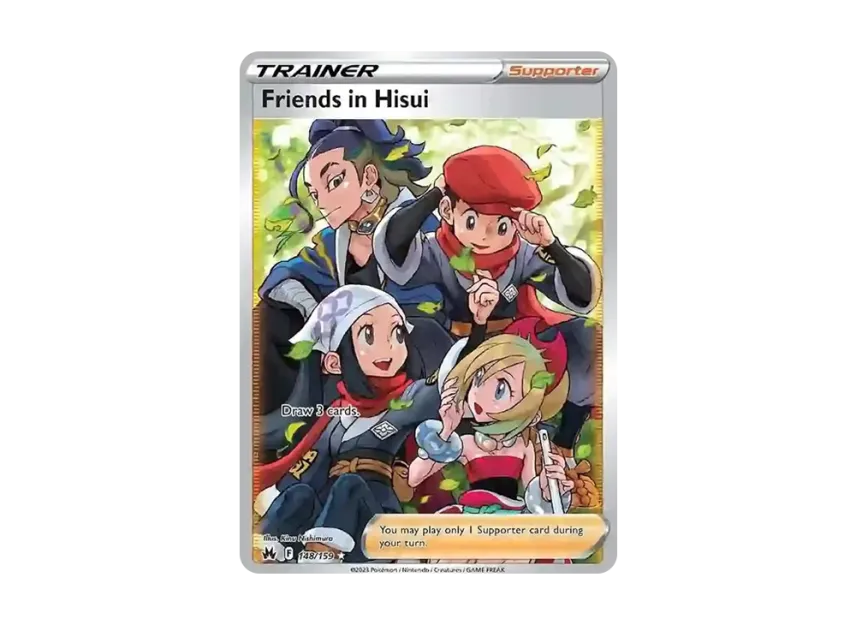 Friends in Hisui UR [159-CROWN-ZENITH 148/159] (Sword & Shield "Crown Zenith")