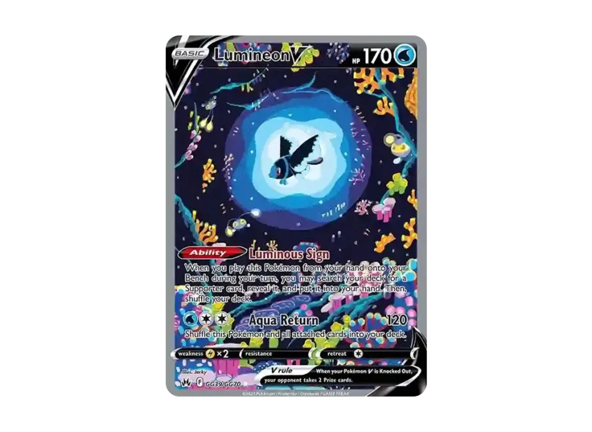 Lumineon V SIR [GG39/GG70] (Sword & Shield "Crown Zenith")