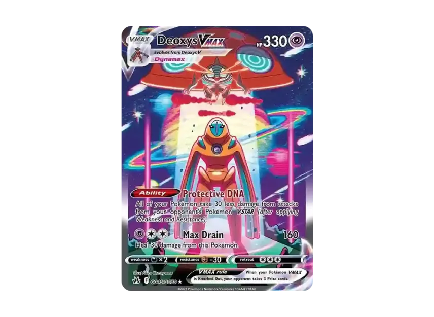 Deoxys VMAX SIR [GG45/GG70] (Sword & Shield "Crown Zenith")