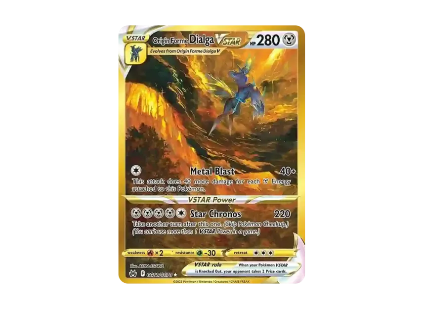 Origin Forme Dialga VSTAR HR [GG68/GG70] (Sword & Shield "Crown Zenith")