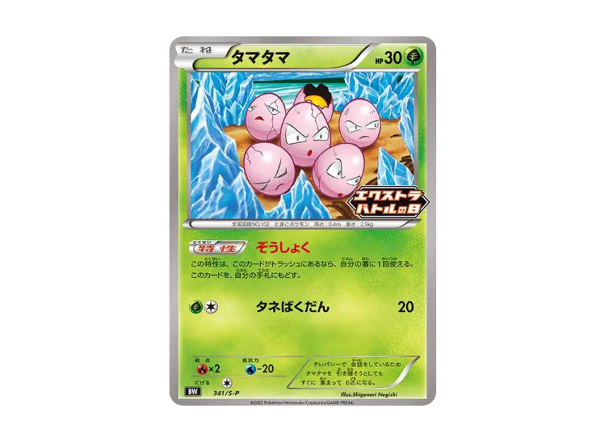 Exeggcute Extra Battle Day : PROMO P [S-P 341] ("S-P Promotional cards")