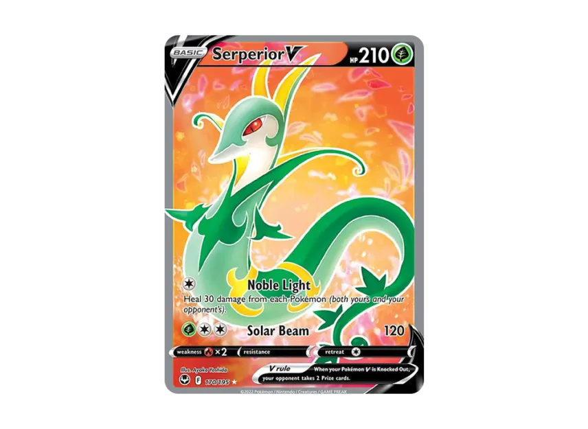 Serperior V UR [195-SILVER-TEMPEST 170/195] (Sword & Shield "Silver Tempest")