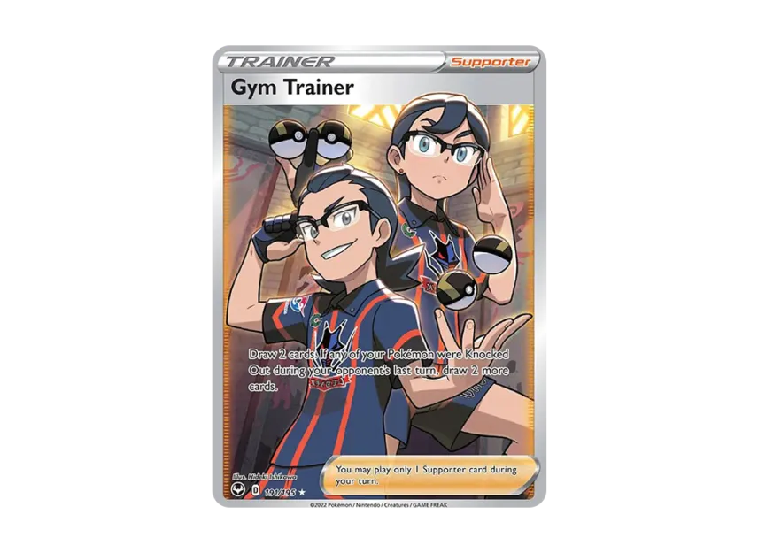 Gym Trainer UR [195-SILVER-TEMPEST 191/195] (Sword & Shield "Silver Tempest")