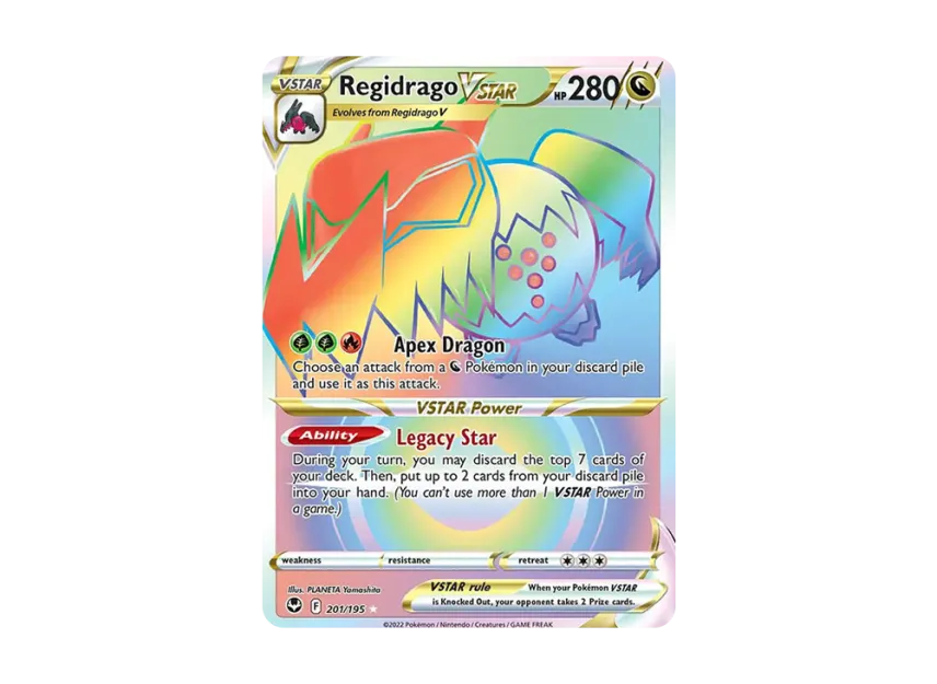 Regidrago VSTAR RR [195-SILVER-TEMPEST 201/195] (Sword & Shield "Silver Tempest")