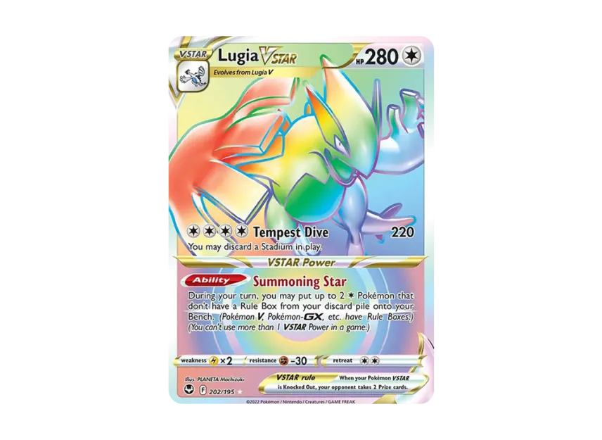Lugia VSTAR RR [195-SILVER-TEMPEST 202/195] (Sword & Shield "Silver Tempest")
