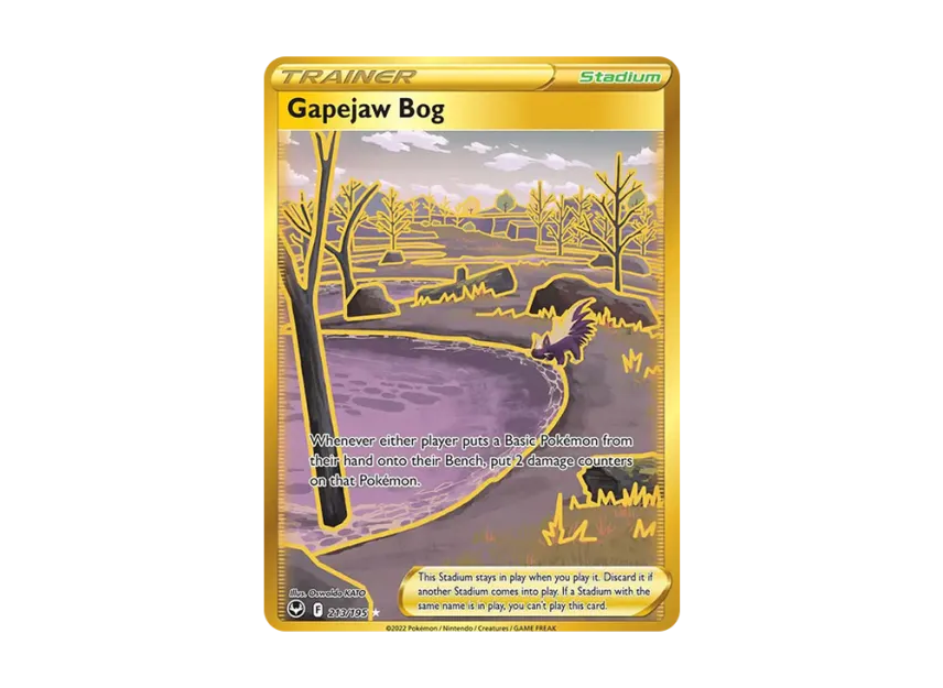 Gapejaw Bog HR [195-SILVER-TEMPEST 213/195] (Sword & Shield "Silver Tempest")