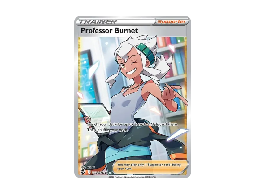 Professor Burnet UR [TG26/TG30] (Sword & Shield "Silver Tempest")