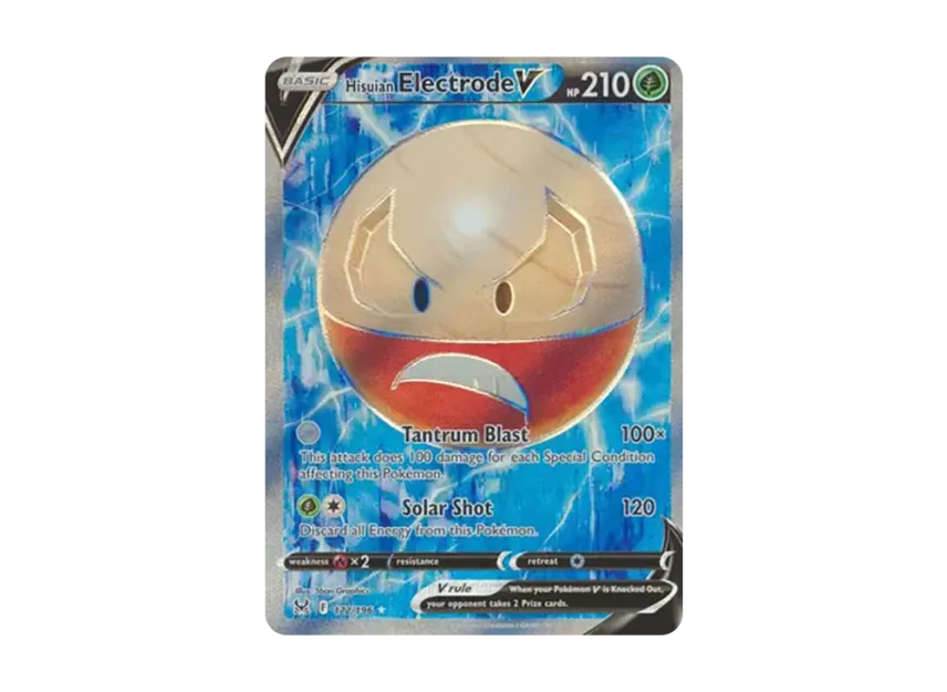 Hisuian Electrode V UR [196-LOST-ORIGIN 172/196] (Sword & Shield "Lost Origin")