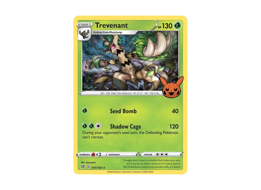 Trevenant R [192-TRICK-OR-TRADE-2022 015/192] (Sword & Shield "TRICK OR TRADE 2022")