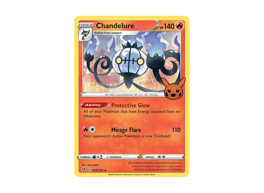 Chandelure R [192-TRICK-OR-TRADE-2022 033/192] (Sword & Shield "TRICK OR TRADE 2022")