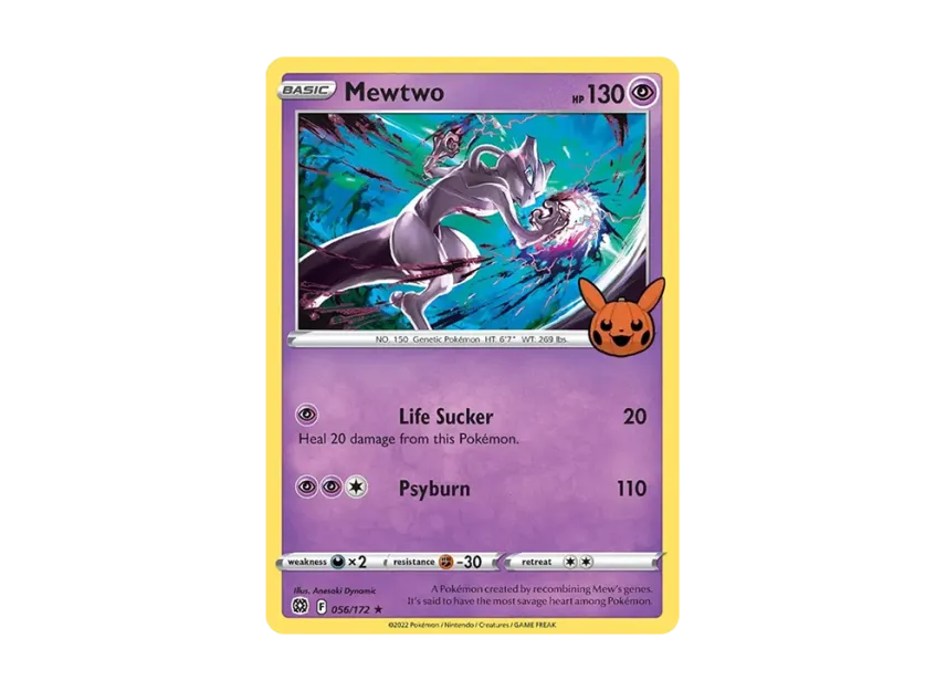 Mewtwo R [172-TRICK-OR-TRADE-2022 056/172] (Sword & Shield "TRICK OR TRADE 2022")