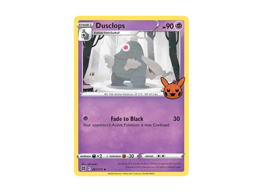 Dusclops U [172-TRICK-OR-TRADE-2022 061/172] (Sword & Shield "TRICK OR TRADE 2022")