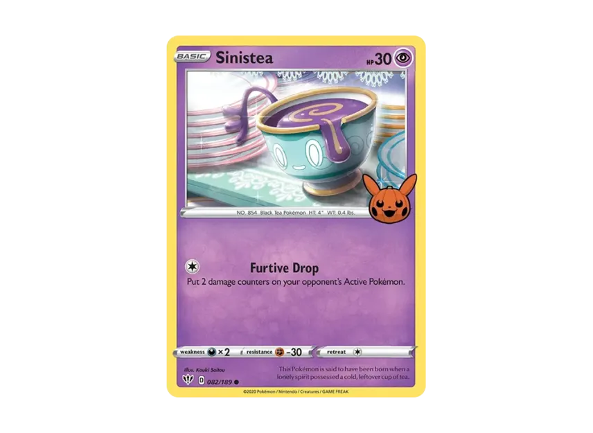 Sinistea C [189-TRICK-OR-TRADE-2022 082/189] (Sword & Shield "TRICK OR TRADE 2022")