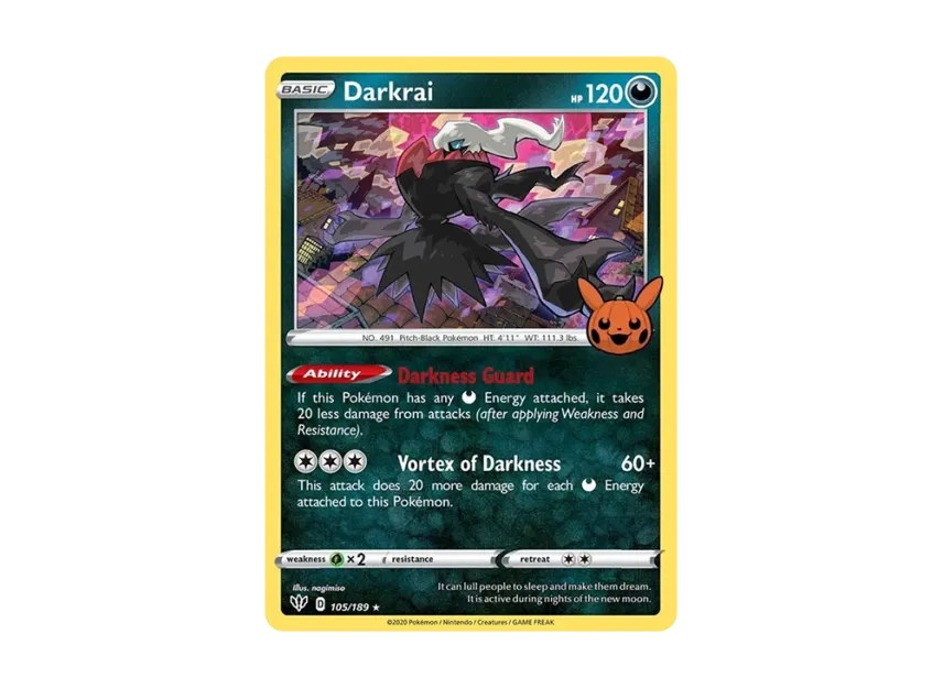 Darkrai R [189-TRICK-OR-TRADE-2022 105/189] (Sword & Shield "TRICK OR TRADE 2022")