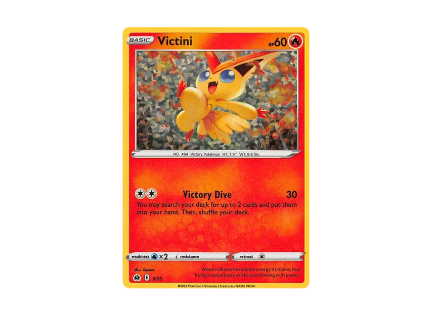 Victini [15-MCDONALD-S-MATCH-BATTLE-2022 5/15] (Sword & Shield "McDonald's Match Battle 2022")