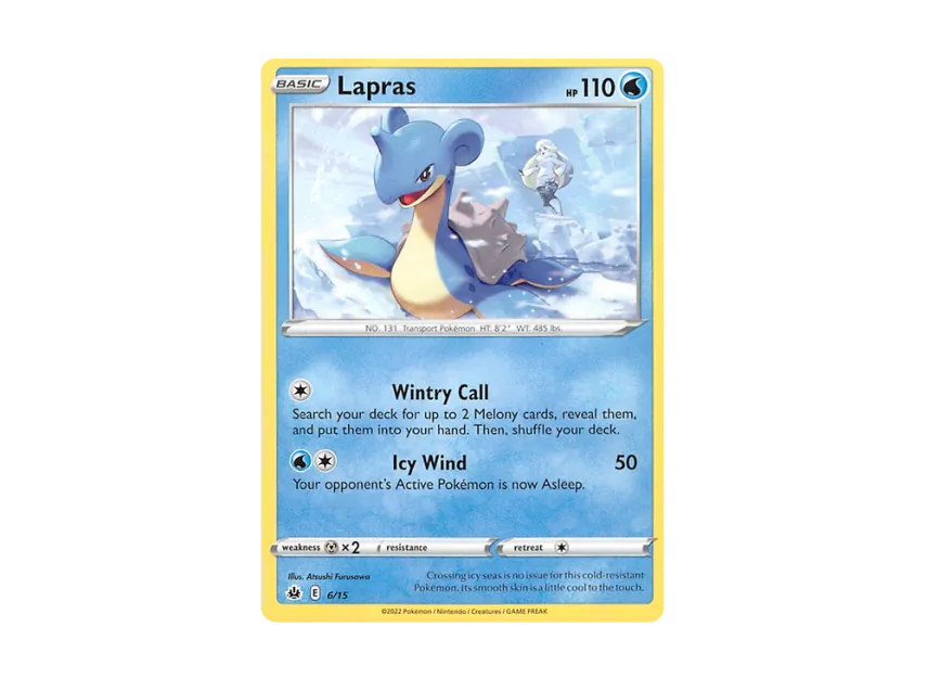 Lapras [15-MCDONALD-S-MATCH-BATTLE-2022 6/15] (Sword & Shield "McDonald's Match Battle 2022")
