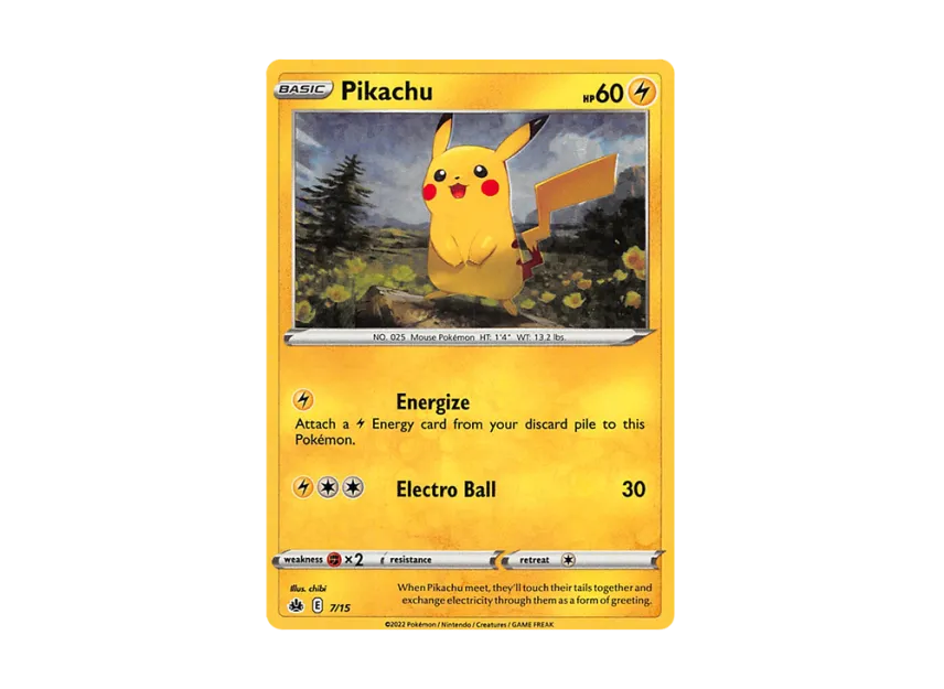 Pikachu [15-MCDONALD-S-MATCH-BATTLE-2022 7/15] (Sword & Shield "McDonald's Match Battle 2022")
