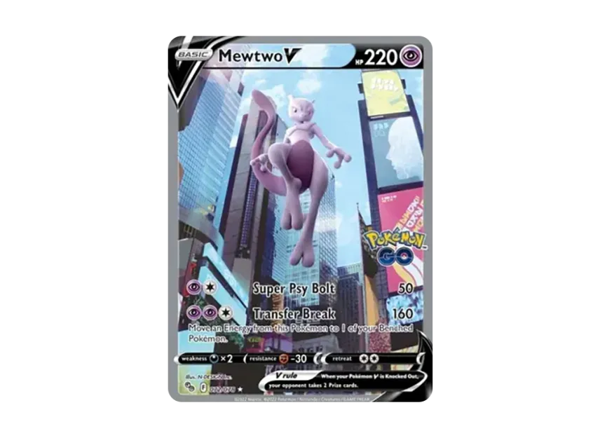 Mewtwo V UR [078-POKEMON-GO 72/078] (Sword & Shield "Pokemon GO")