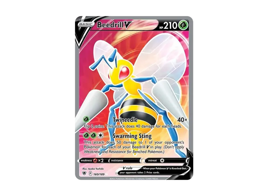 Beedrill V UR [189-ASTRAL-RADIANCE 160/189] (Sword & Shield "Astral Radiance")