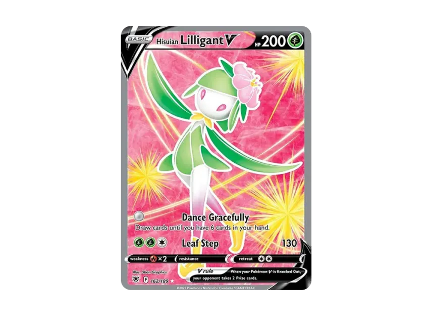Hisuian Lilligant V UR [189-ASTRAL-RADIANCE 162/189] (Sword & Shield "Astral Radiance")
