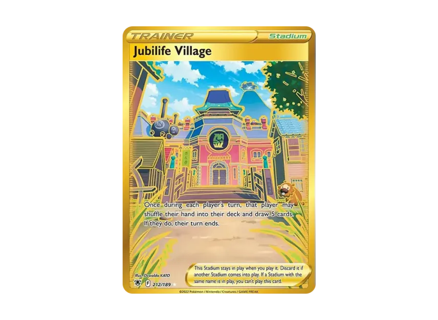 Jubilife Village HR [189-ASTRAL-RADIANCE 212/189] (Sword & Shield "Astral Radiance")