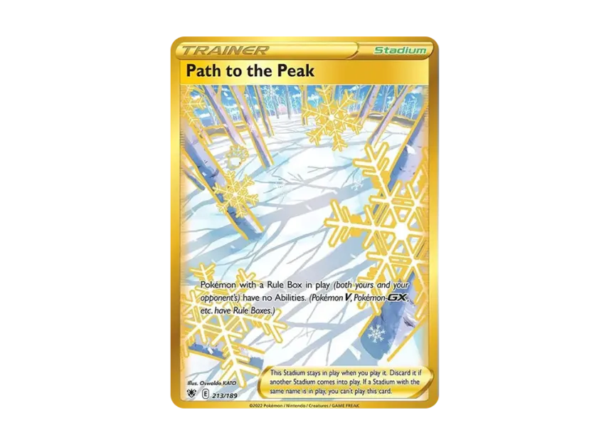 Path to the Peak HR [189-ASTRAL-RADIANCE 213/189] (Sword & Shield "Astral Radiance")